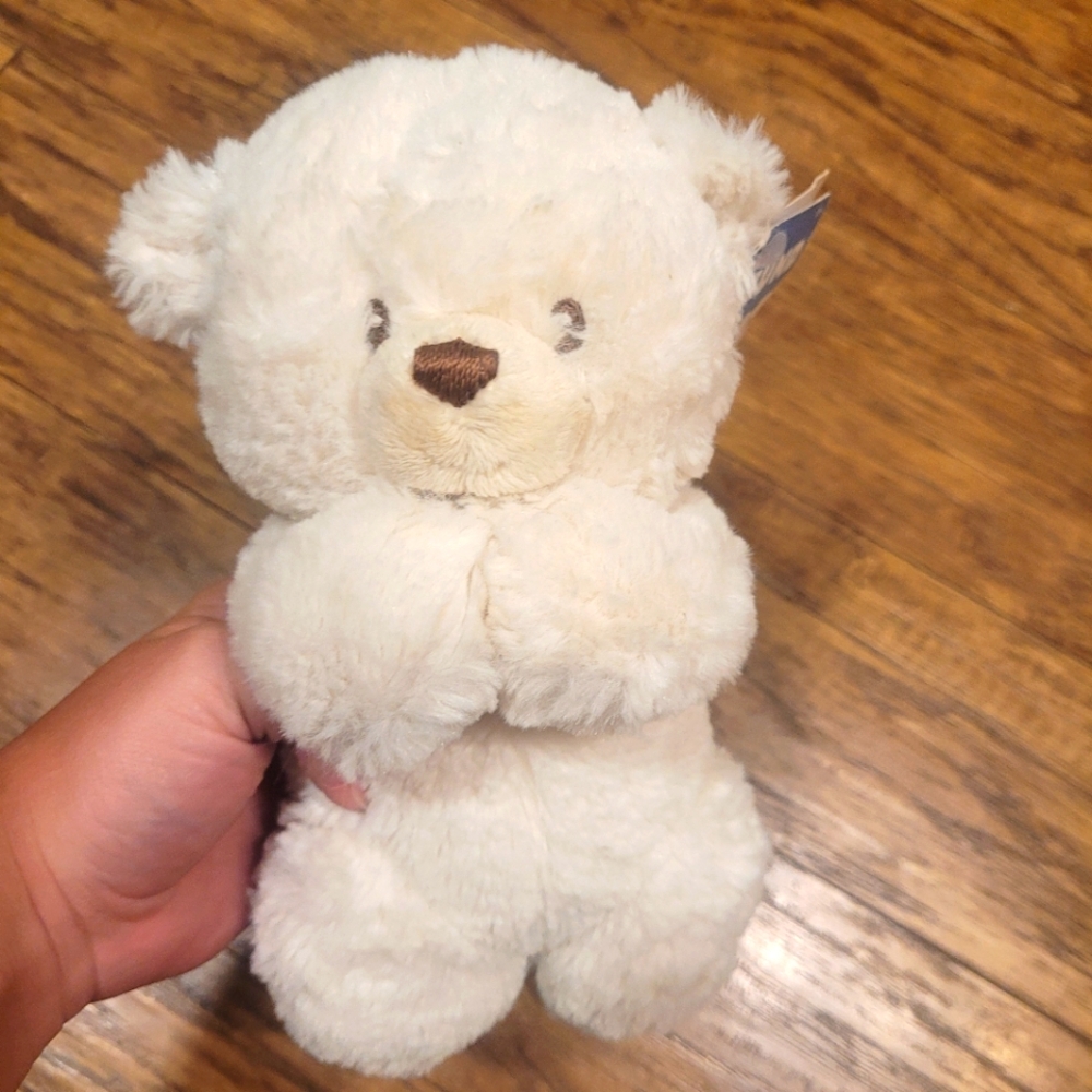 💥3/$24 NWT Gund‎ Laying Down Bedtime Prayer Bear Plush